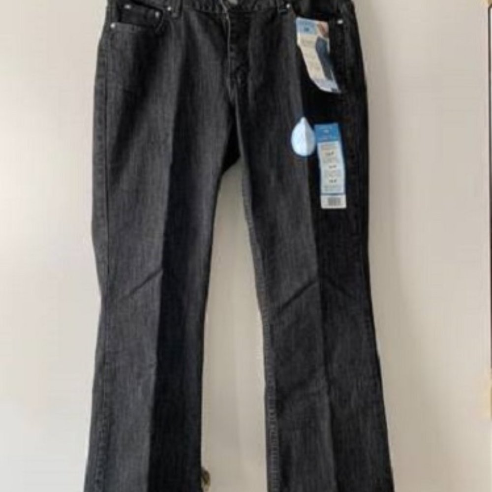 NWT Women's Riders by Lee Slender Stretch Boot Cut Deep Dyed Jeans 12P